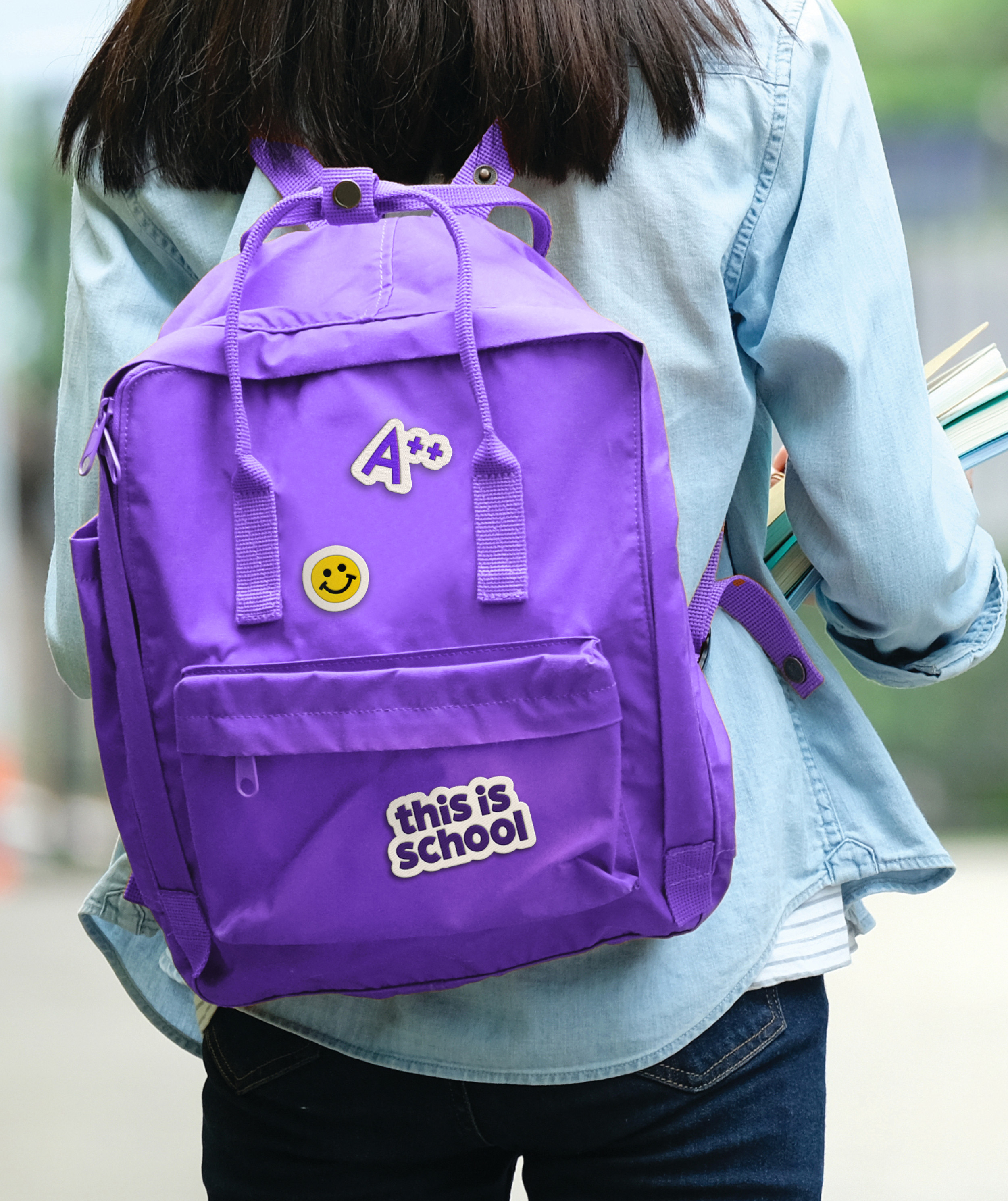 This is School branded backpack