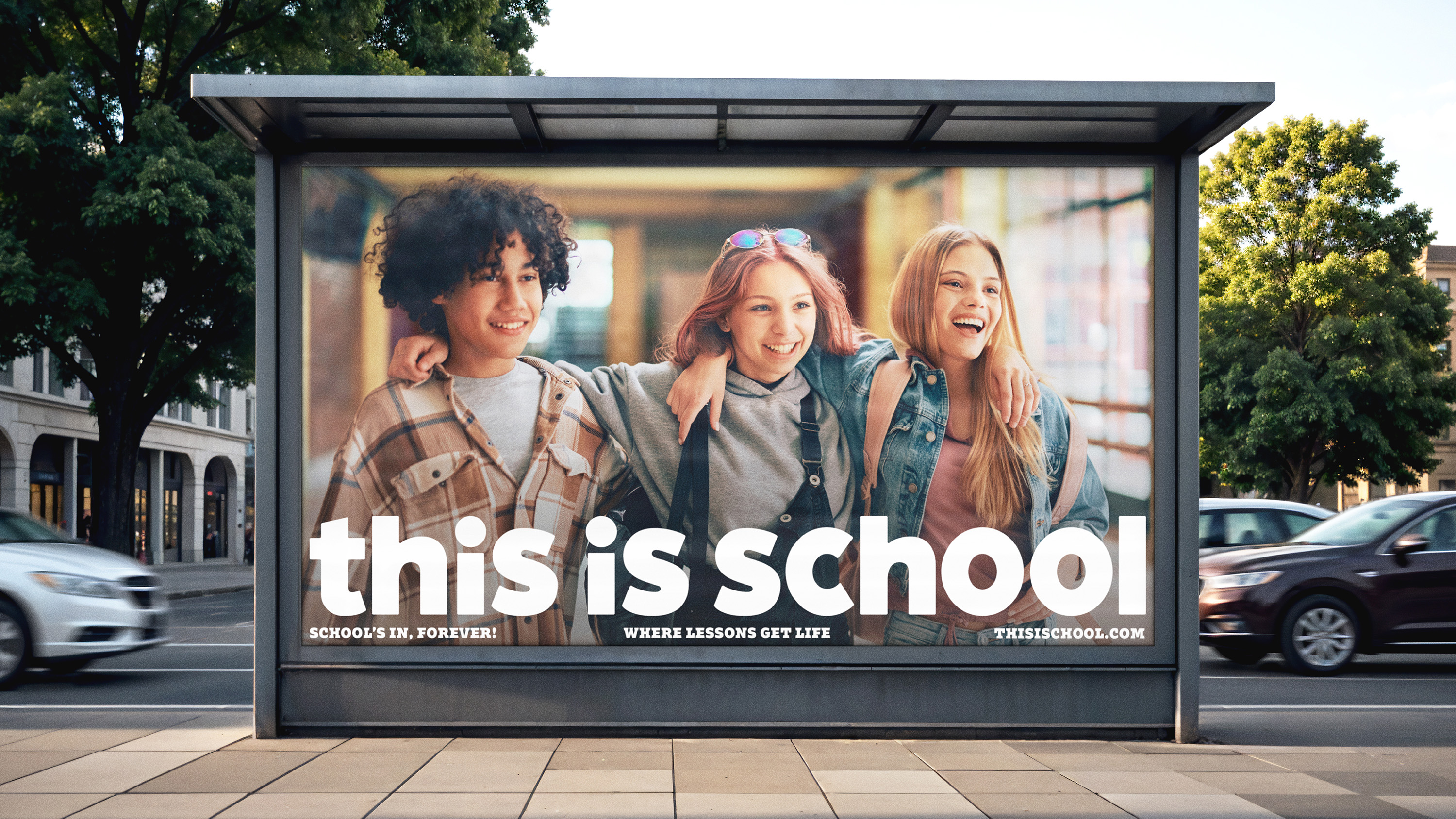 This is School billboard