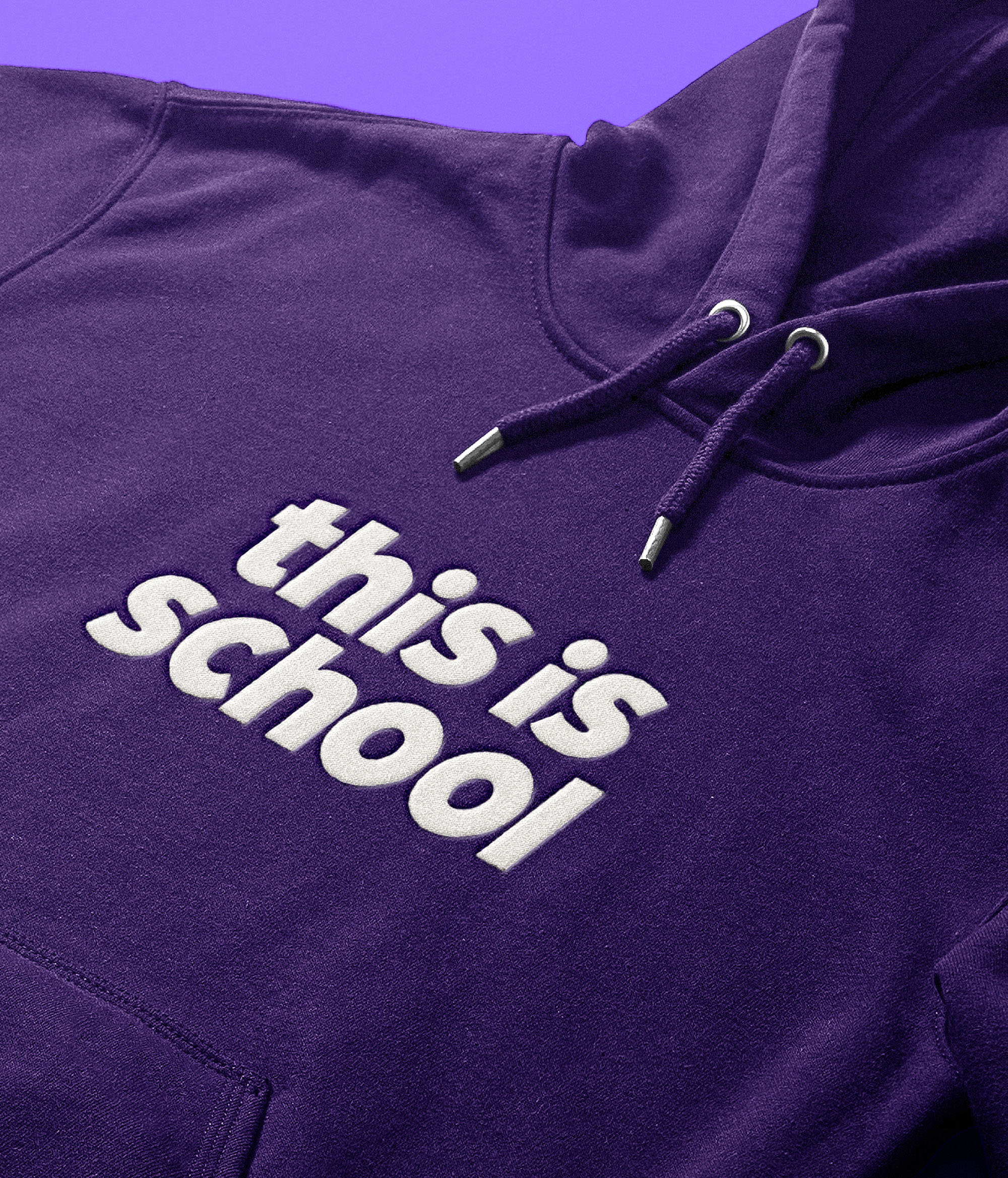 This is School branded hoodie