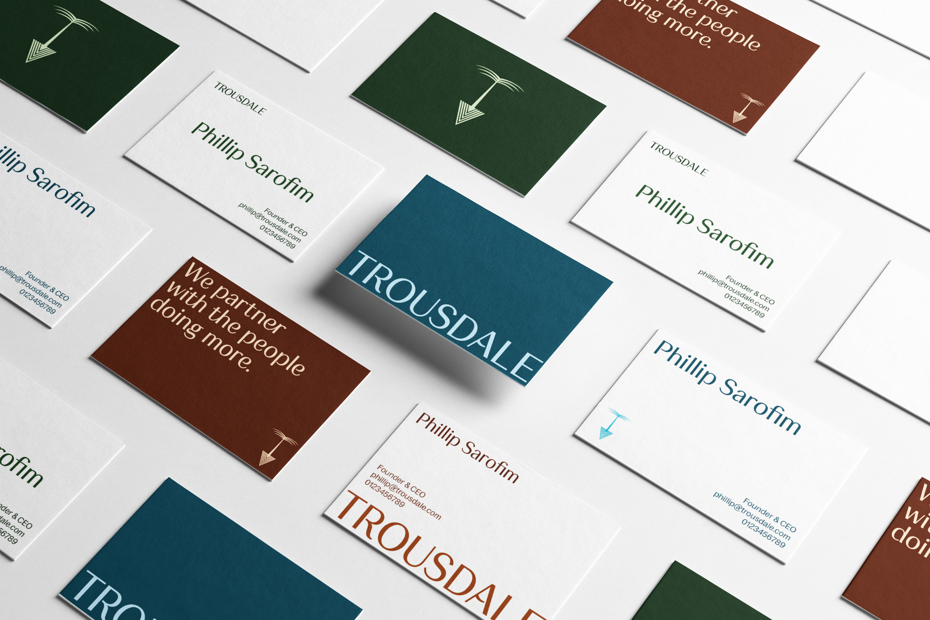 Trousdale business cards