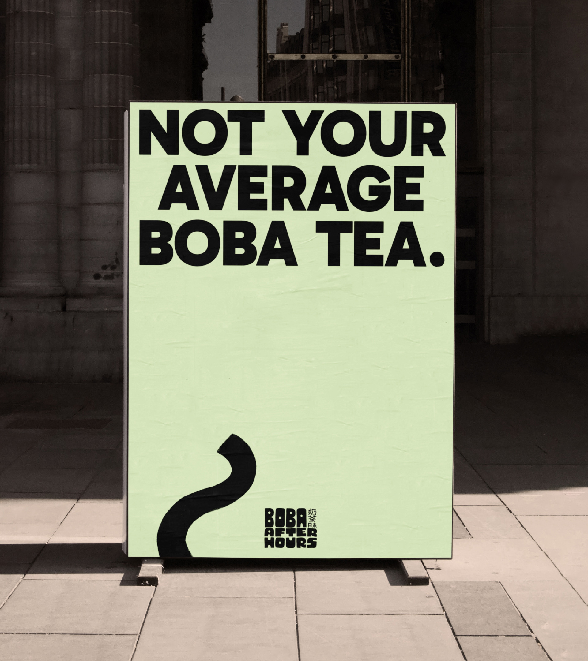 Boba After Hours signage