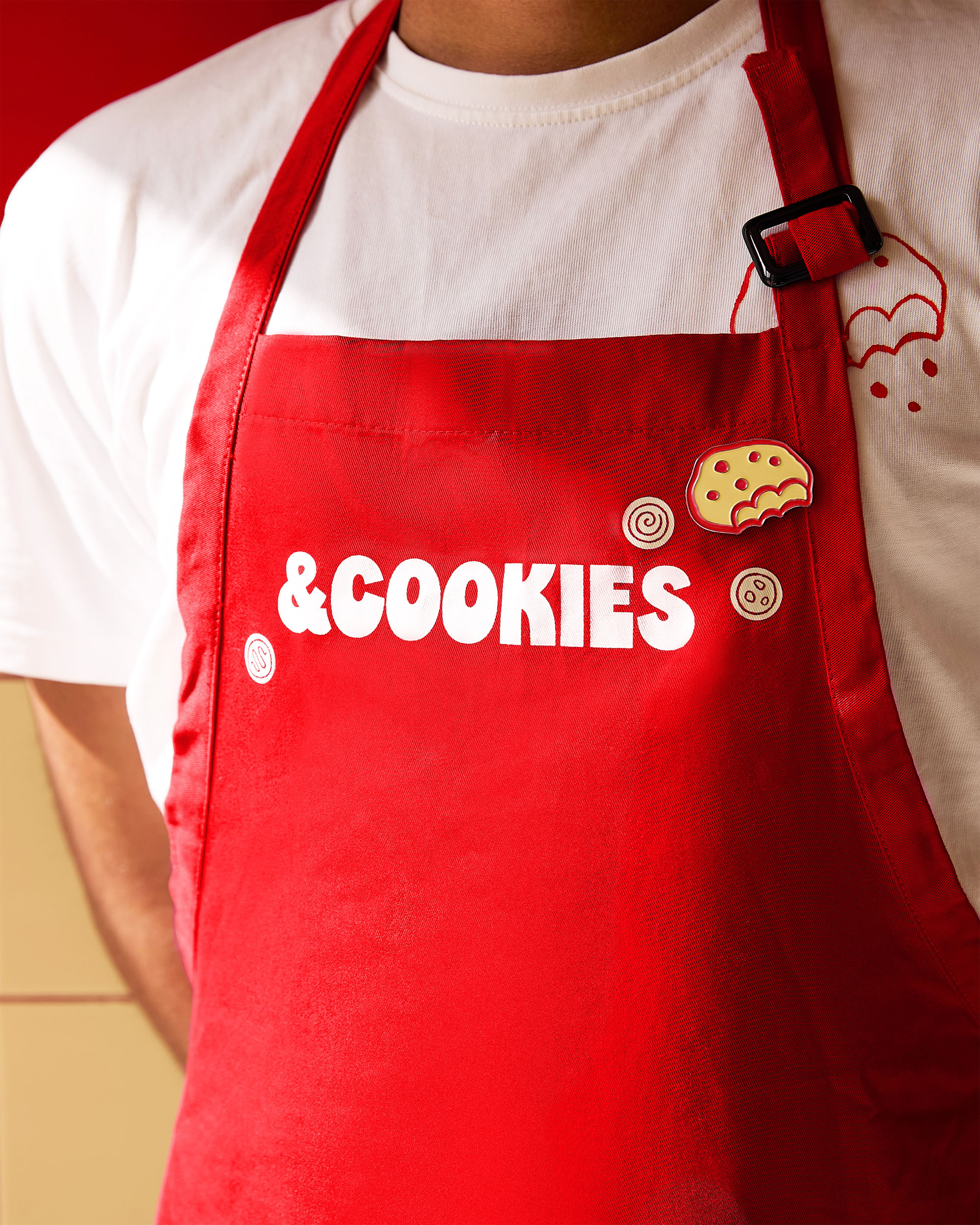 &Cookies branded apron