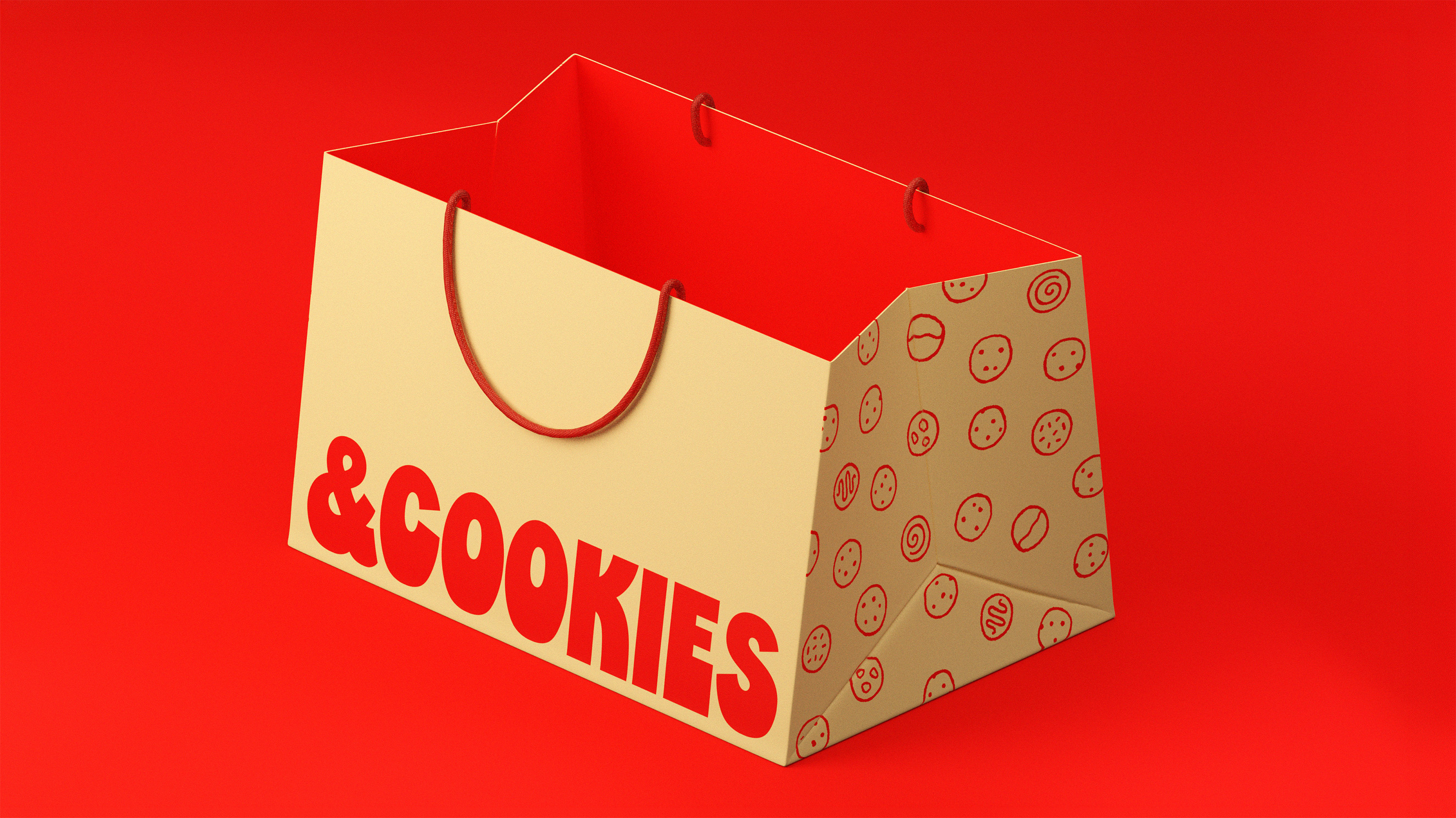 &Cookies branded bag