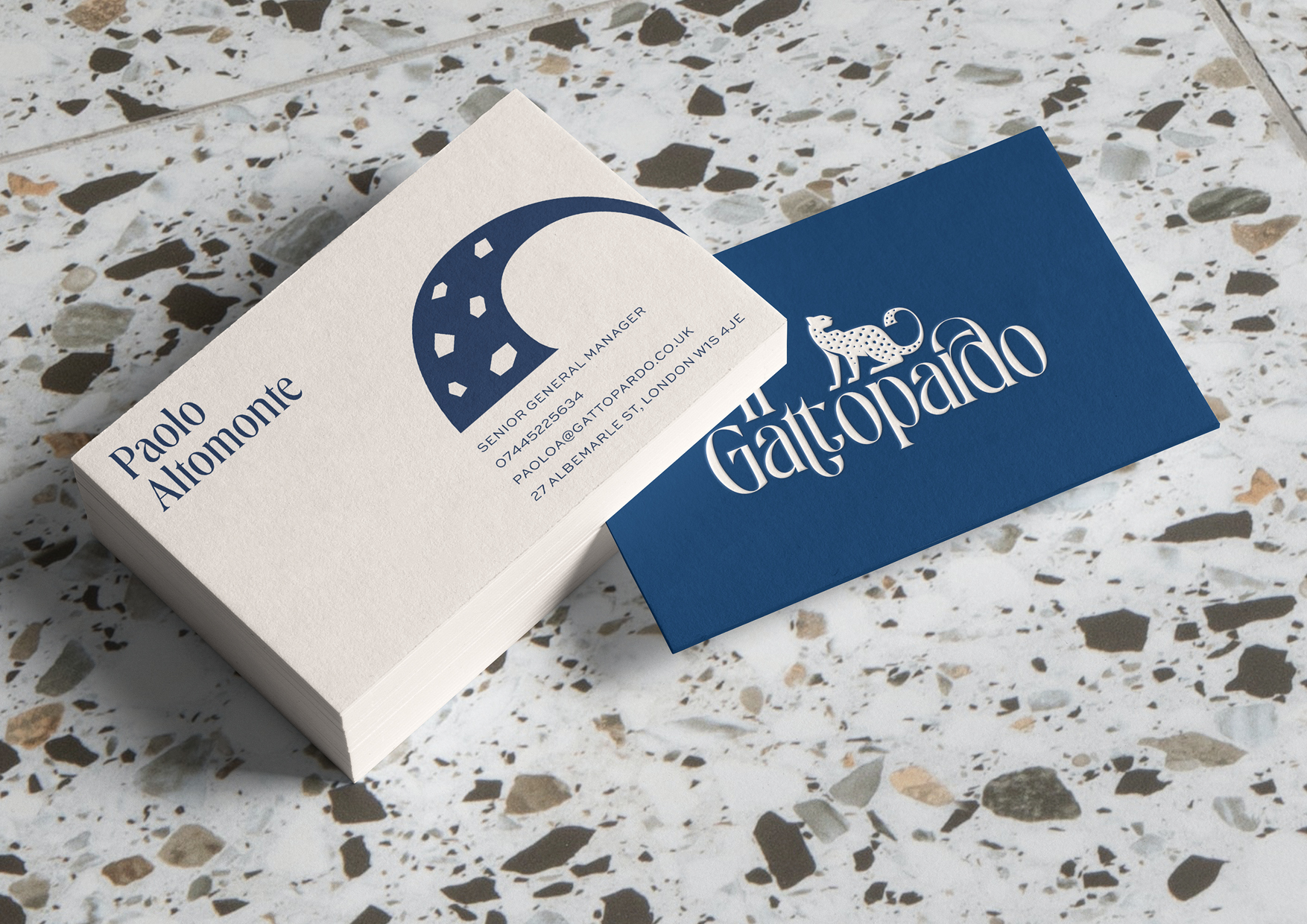 Il Gattopardo business card design