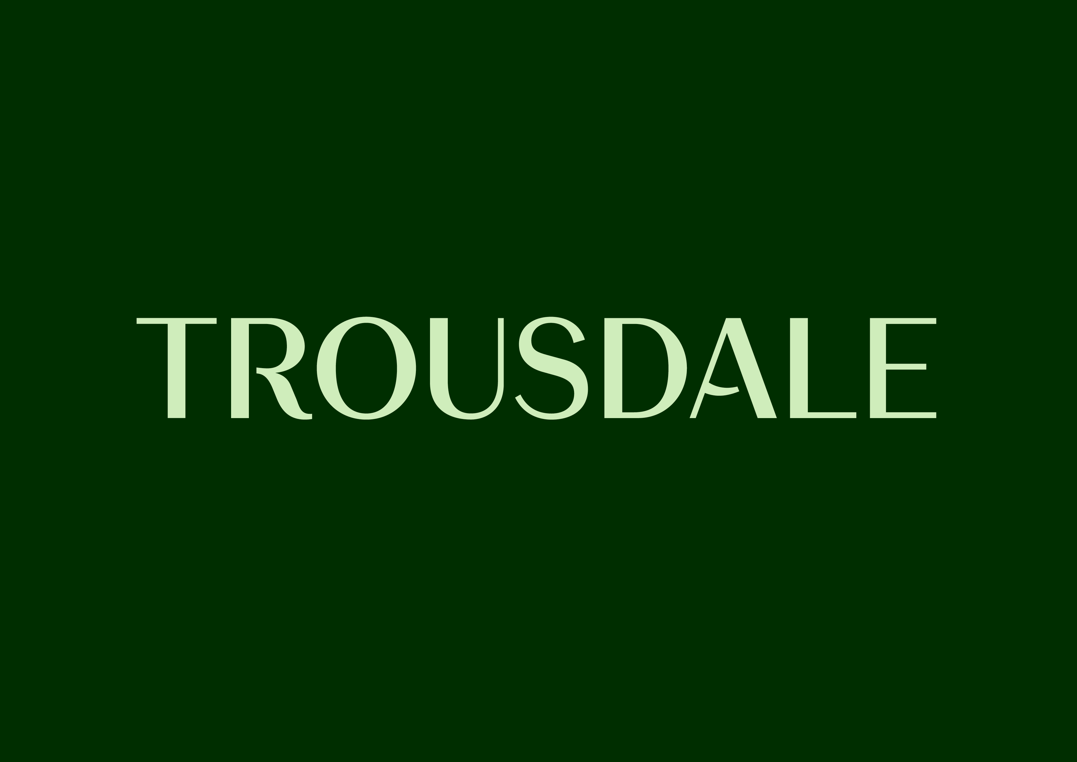 Trousdale brand identity