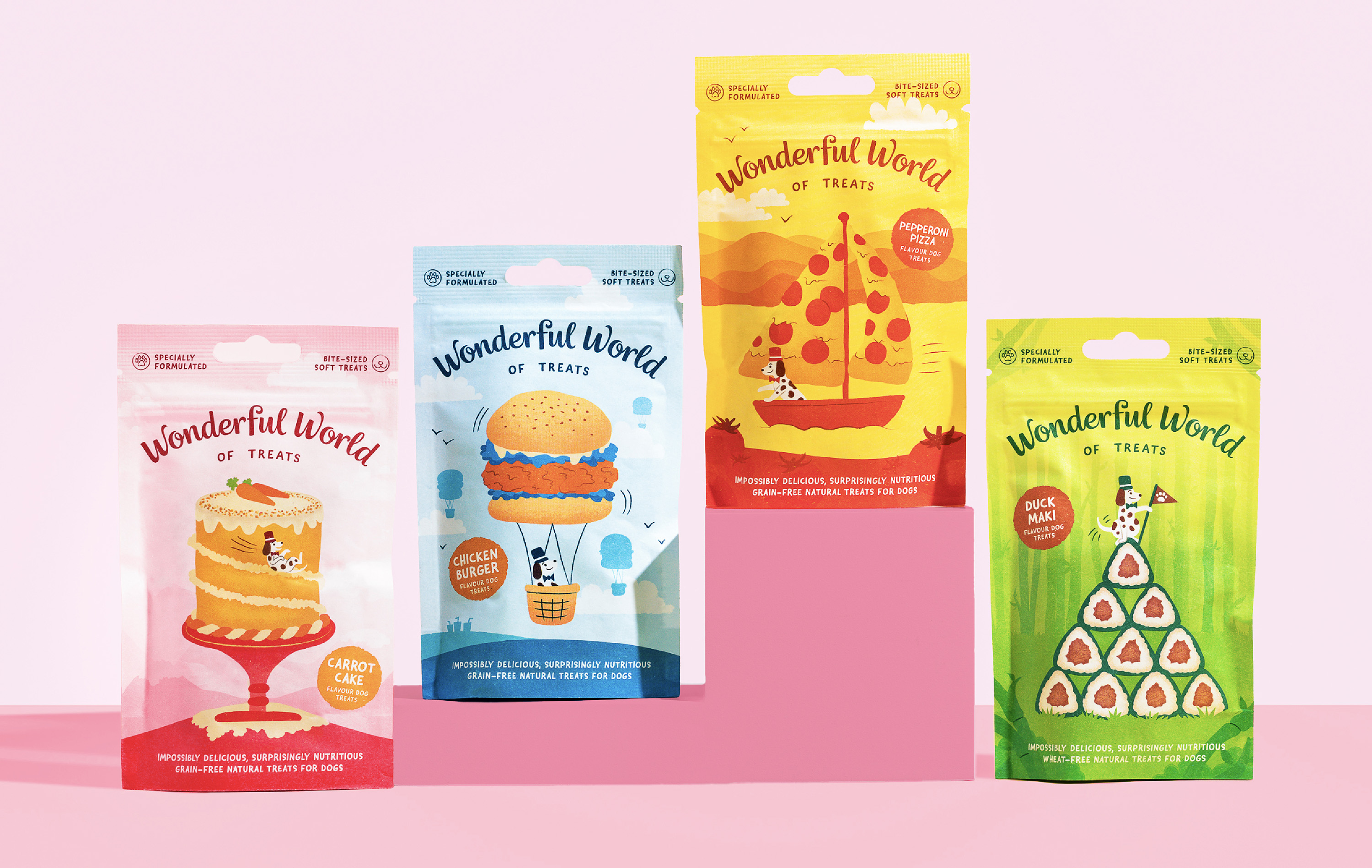 Wonderful World of Treats packaging
