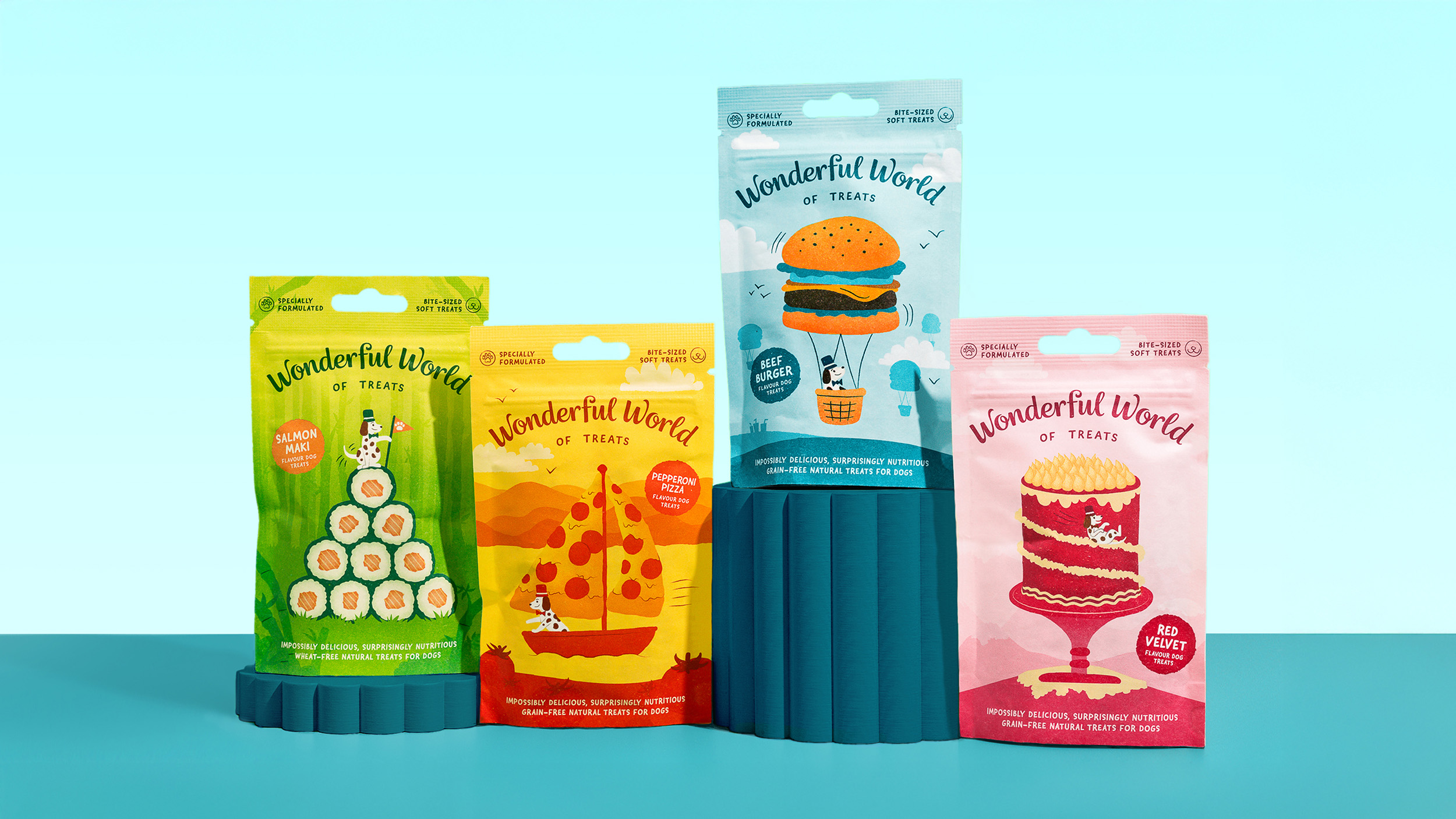 Wonderful World of Treats packaging